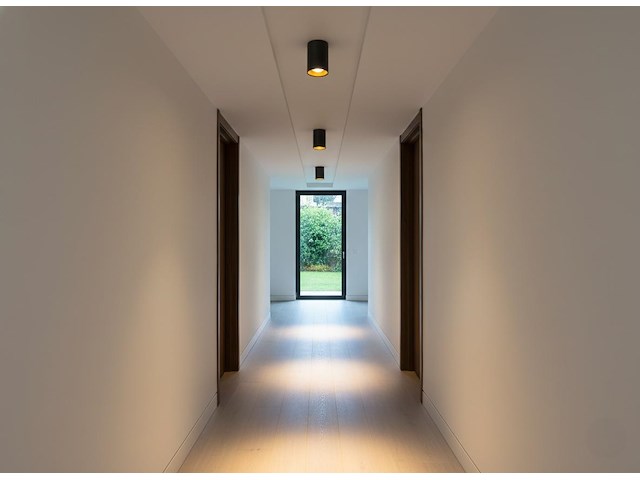 20 x gu10 opbouwspot armatuur cilinder zand goud en zwart - afbeelding 2 van  5