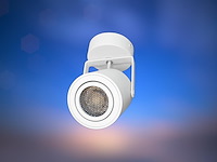 20 x gu10 opbouwspot armatuur cilinder zand wit draaibaar - afbeelding 4 van  8