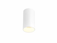 20 x gu10 opbouwspot armatuur dun cilinder zand wit - afbeelding 1 van  4