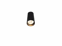 20 x gu10 opbouwspot armatuur dun cilinder zand zwart - afbeelding 4 van  5