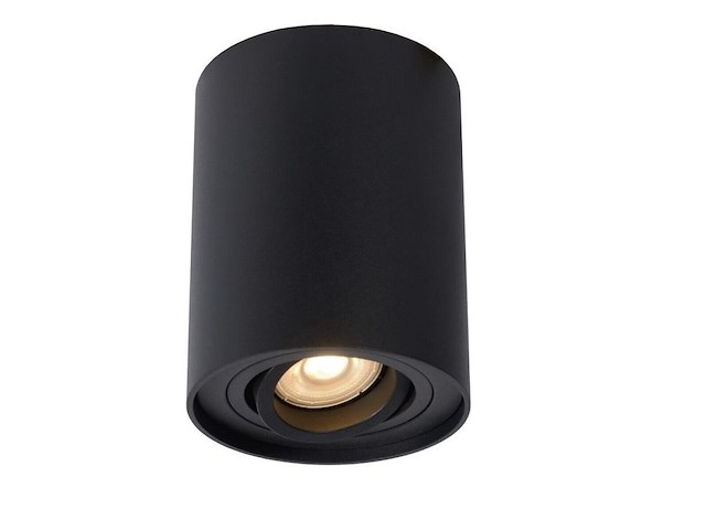 20 x gu10 opbouwspot armatuur zwart kantelbaar 12,5cm - afbeelding 3 van  7