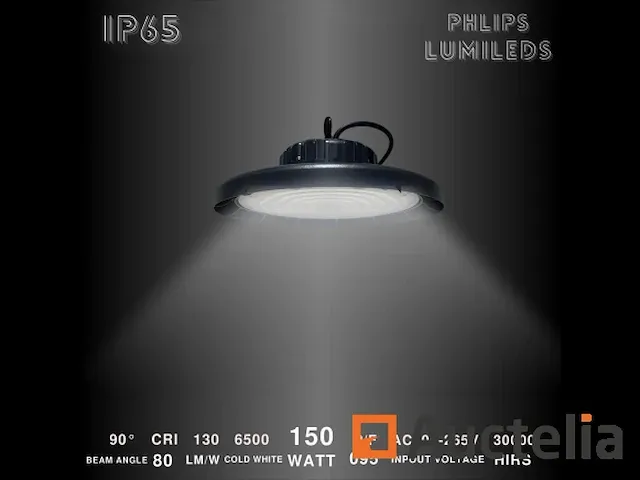 20 x highbay pro 150w - philips lumileds - 130lm/w - 6500k - afbeelding 1 van  5