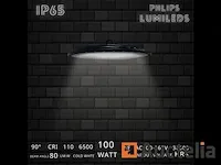 20 x highbay slim 100w - philips lumileds - 110lm/w - koud wit 6500k