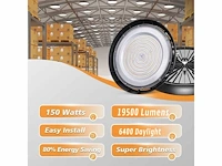 20 x highbay slim 150w - 130lm/w - ip65 - koud wit 6400k - afbeelding 1 van  4