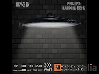 20 x highbay slim 200w - philips lumileds - 110lm/w - koud wit 6500k - afbeelding 1 van  5