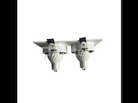 20 x inbouwspotfitting (ep-2) - verstelbaar - gu10 - wit/zwart - afbeelding 5 van  5