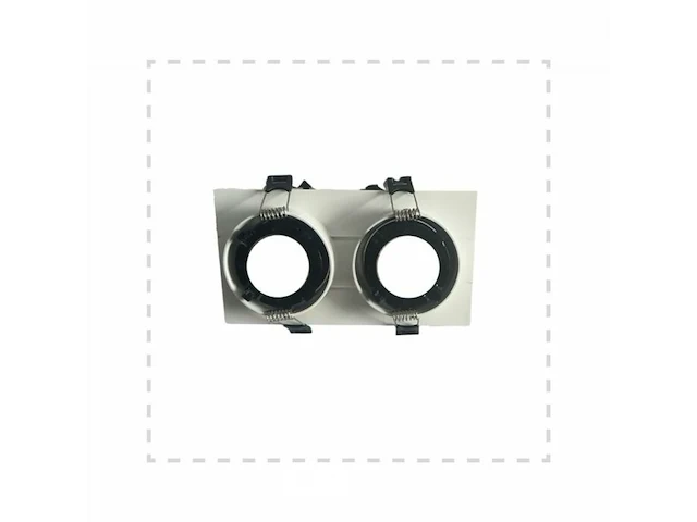 20 x inbouwspotfitting (ep-2) - verstelbaar - gu10 - wit/zwart - afbeelding 5 van  6