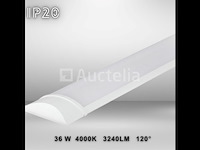 20 x led batten 36w – 120cm – 4000k neutraal wit – stofdicht – 30.000h - afbeelding 2 van  5