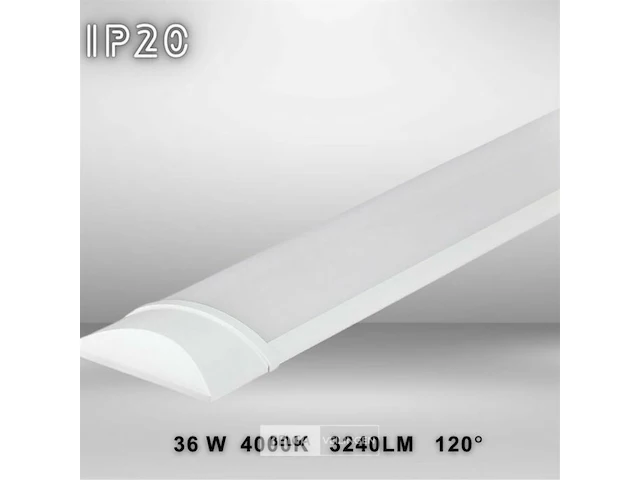 20 x led batten 36w – 120cm – 4000k neutraal wit – stofdicht – 30.000h - afbeelding 4 van  6