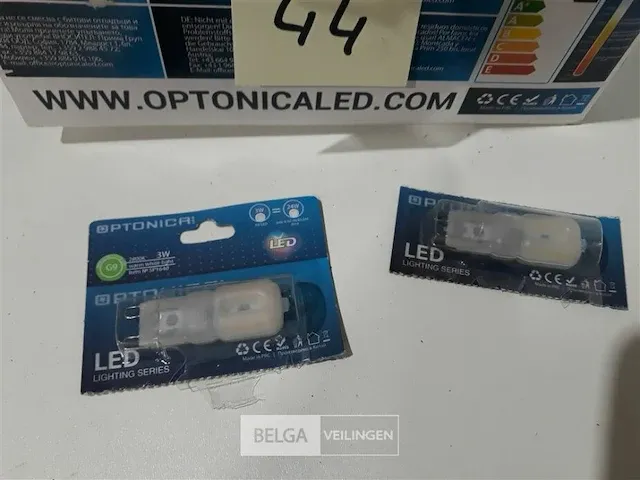 20 x led g9 vervanglamp 3w mat - afbeelding 3 van  3