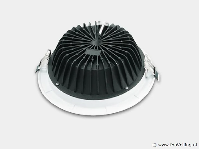 20 x led inbouwspot – 30w – 3000k warm wit – cob – rond – 2700 lm – ø300 mm – ip20 - afbeelding 3 van  4