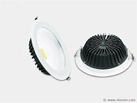 20 x led inbouwspot – 30w – 3000k warm wit – cob – rond – 2700 lm – ø300 mm – ip20 - afbeelding 2 van  4