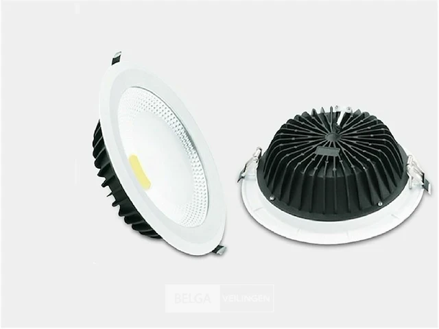 20 x led inbouwspot – 30w – 3000k warm wit – cob – rond – 2700 lm – ø300 mm – ip20 - afbeelding 3 van  5