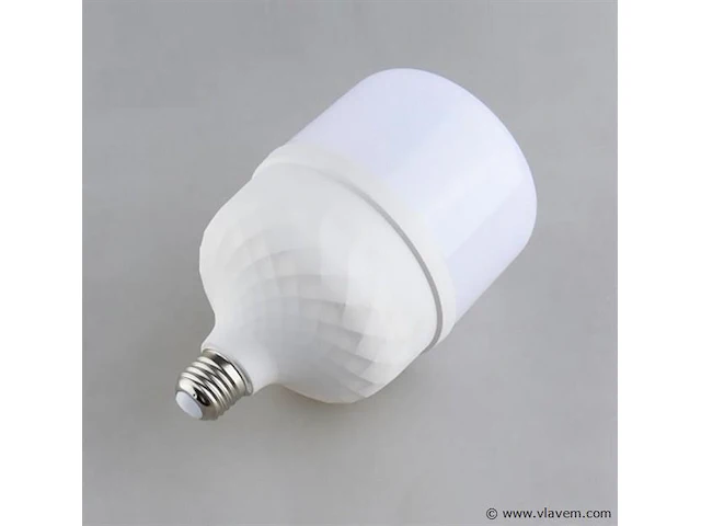 20 x led lamp – e27 – 48w – 6500k – koud wit - afbeelding 2 van  3
