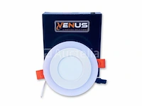 20 x led paneel - tweekleurig : warm + wit 3w + 3w - afbeelding 1 van  5