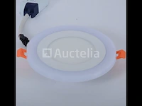 20 x led paneel - tweekleurig : warm + wit 3w + 3w - afbeelding 3 van  5
