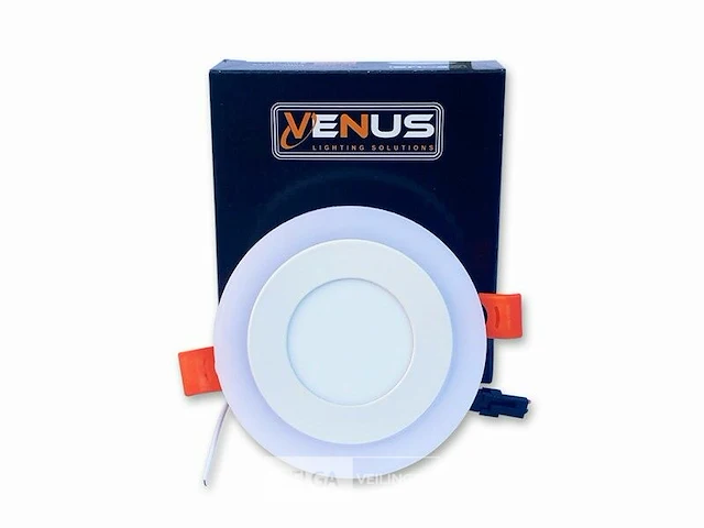 20 x led paneel - tweekleurig : warm + wit 3w + 3w - afbeelding 4 van  6
