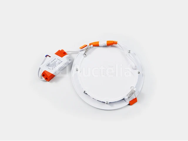 20 x led paneel 12w - led smd - inbouw - rond - 6500k (daglicht) - afbeelding 4 van  4