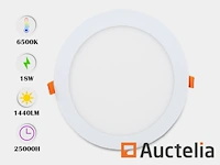 20 x led paneel 18w - led smd - inbouw - rond - 6500k (daglicht) - afbeelding 1 van  4