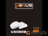 20 x led paneel 18w - led smd - opbouw - vierkant - 3000k (warm wit) - afbeelding 3 van  4