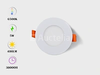 20 x led paneel 5w led smd - inbouw - rond - 6500k (daglicht) - afbeelding 1 van  4