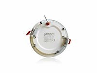 20 x led-paneel – inbouw rond – 8w – 6500k – koud wit - afbeelding 3 van  5