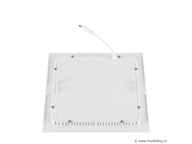 20 x led-paneel – inbouw vierkant – 12w – 6500k – koud wit - afbeelding 2 van  4
