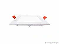 20 x led-paneel – inbouw vierkant – 18w – 3000k – warm wit - afbeelding 2 van  4