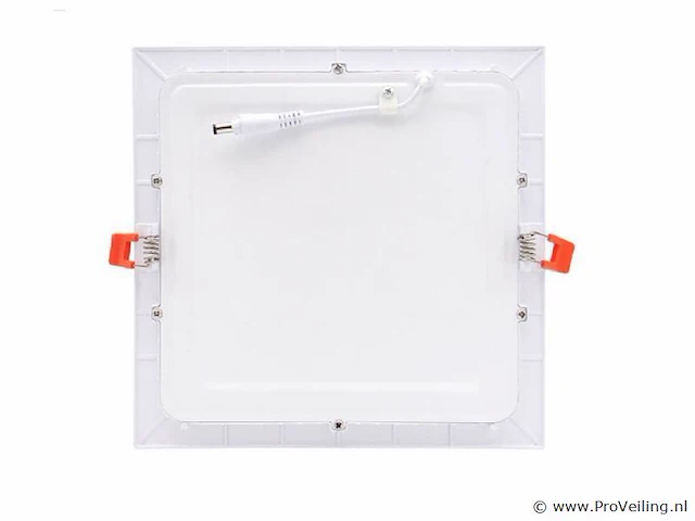 20 x led-paneel – inbouw vierkant – 18w – 3000k – warm wit - afbeelding 3 van  4