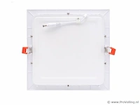 20 x led-paneel – inbouw vierkant – 18w – 3000k – warm wit - afbeelding 3 van  4