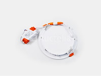 20 x led-paneel – rond inbouw – 12w – 6500k – koud wit - afbeelding 4 van  4