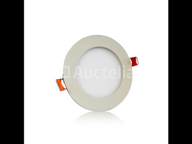 20 x led-paneel – rond inbouw – 8w – 3000k – warm wit - afbeelding 4 van  5