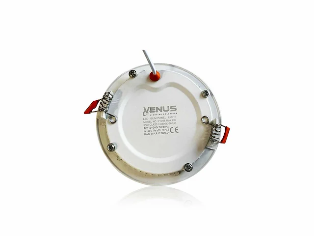 20 x led-paneel – rond inbouw – 8w – 3000k – warm wit - afbeelding 3 van  5