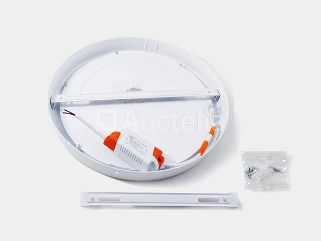 20 x led paneel – ronde opbouw – 18w – 6500k – koel wit - afbeelding 2 van  4