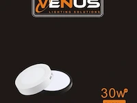 20 x led-paneel – ronde opbouwmontage – 30w – 3000k – warm wit - afbeelding 4 van  4
