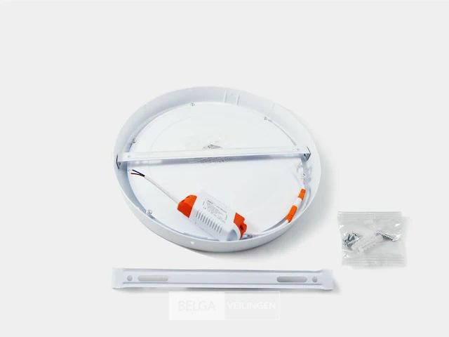 20 x led-paneel – ronde opbouwmontage – 30w – 3000k – warm wit - afbeelding 4 van  5
