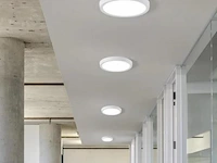 20 x led-paneel – ronde opbouwmontage – rond – 30w – 6500k – koud wit - afbeelding 1 van  4
