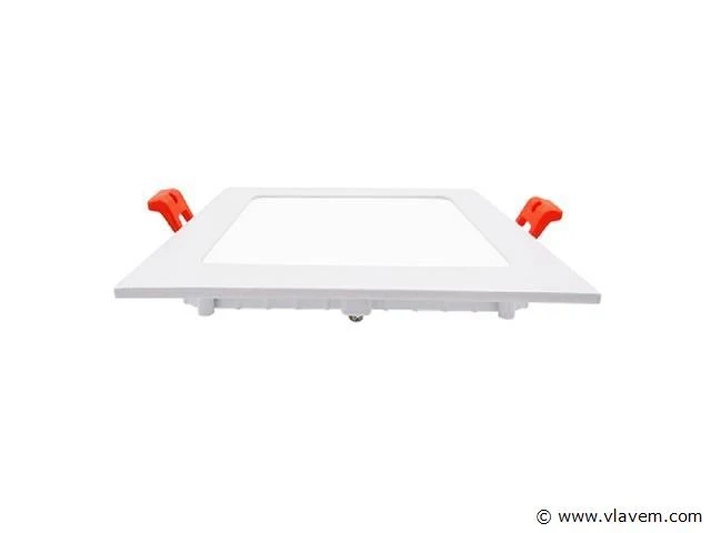 20 x led-paneel – vierkant inbouw – 18w – 6500k – koud wit - afbeelding 2 van  4