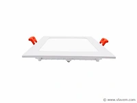 20 x led-paneel – vierkant inbouw – 18w – 6500k – koud wit - afbeelding 2 van  4