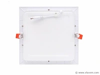 20 x led-paneel – vierkant inbouw – 18w – 6500k – koud wit - afbeelding 3 van  4