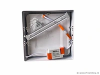 20 x led-paneel – vierkante opbouwmontage – 12w – 6500k – koud wit - afbeelding 2 van  4
