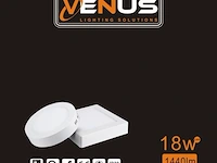 20 x led-paneel – vierkante opbouwmontage – 18w – 3000k – warm wit - afbeelding 3 van  4