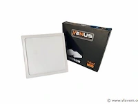 20 x led-paneel – vierkante opbouwmontage – 18w – 6500k – koud wit - afbeelding 2 van  4