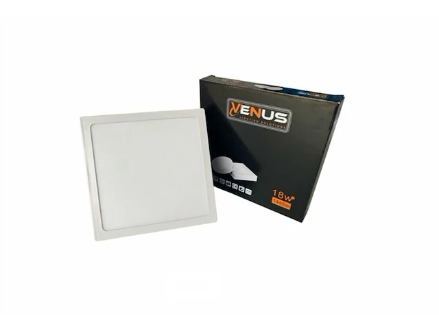 20 x led-paneel – vierkante opbouwmontage – 18w – 6500k – koud wit - afbeelding 3 van  5