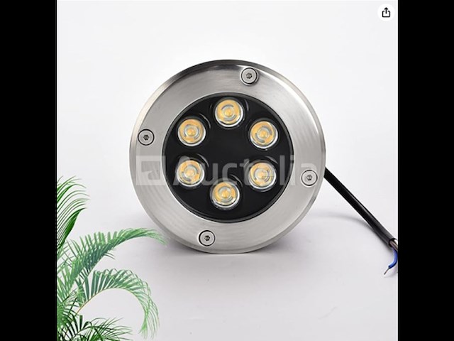20 x led ronde grondspot 6w – 600 lm – ip65 waterdicht – rvs – buiten (azur-6) - afbeelding 4 van  4
