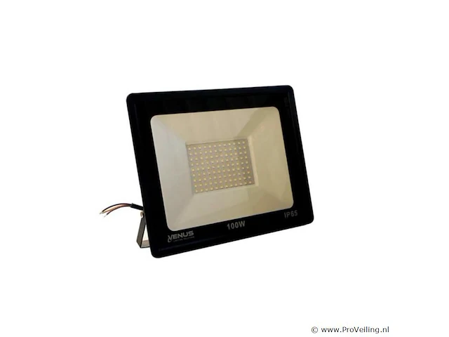 20 x led schijnwerper 100w – 6500k koud wit – ip65 – 8000 lm – smd - afbeelding 2 van  4