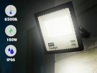 20 x led schijnwerper 100w mini – 6500k koud wit – ip65 - afbeelding 1 van  6