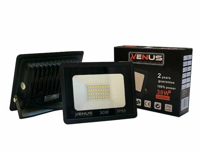 20 x led schijnwerper 30w – 6500k koud wit – ip65 – 2400 lm - afbeelding 3 van  5