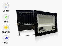 20 x led schijnwerper 30w mini – 6500k koud wit – ip65 – 2400 lm – smd - afbeelding 3 van  5