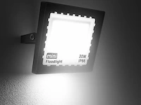 20 x led schijnwerper 30w mini – 6500k koud wit – ip65 – 2400 lm – smd - afbeelding 1 van  5